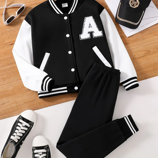 A Base Ball Jacket Tracksuit