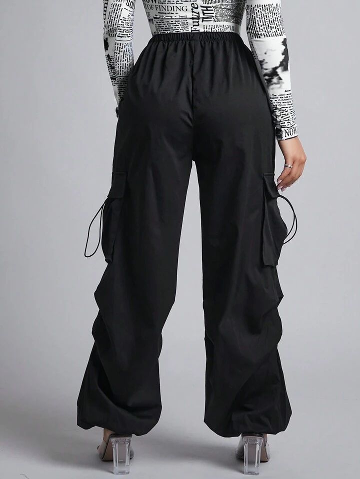 Black Cargo Pant